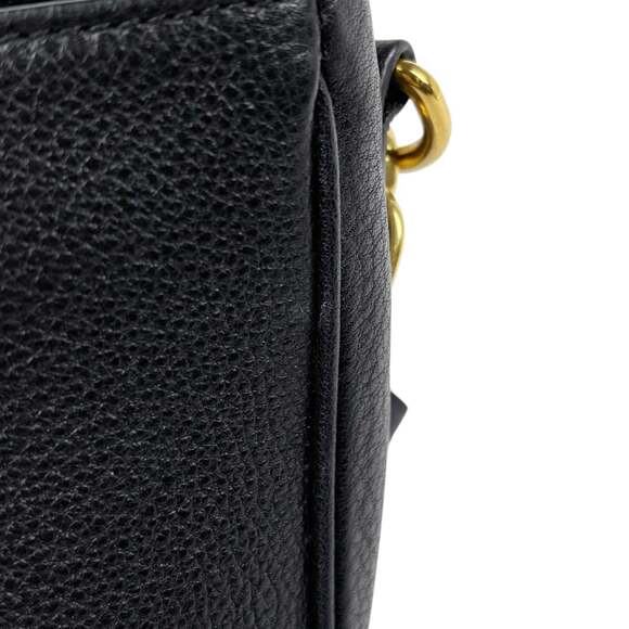 Prada PRADA Logo Shoulder Bag, 2-Way, Crossbody, Leather, Nero (Black), 1BD20... - Picture 5 of 9